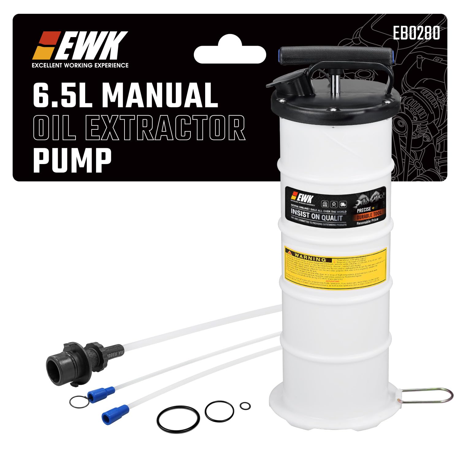 epoSkincare exponential oil 6個セット EWK 6.5L Manual Oil Extractor Pump for Automotive Fluids, Cars
